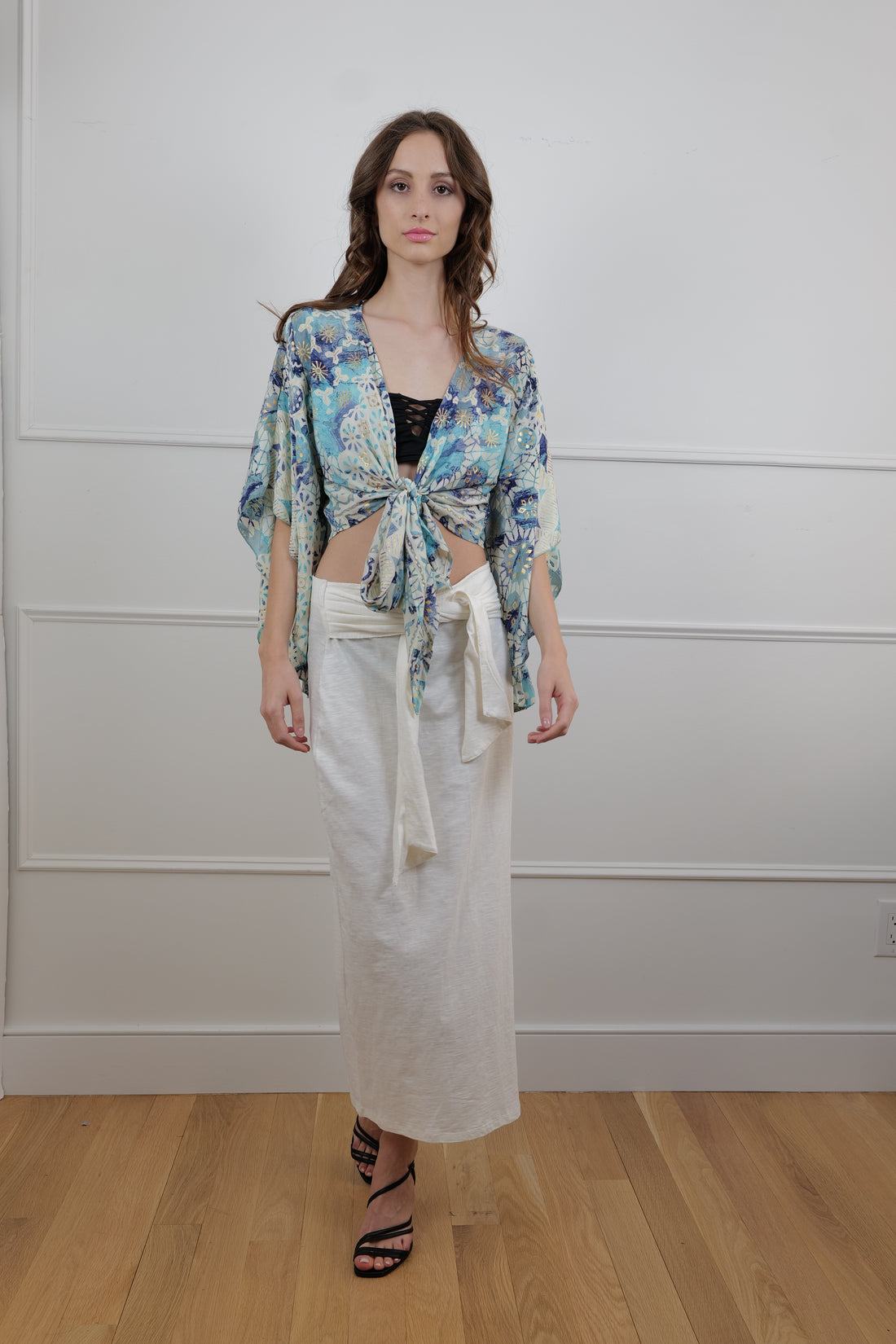 Summer Skirt in Ivory Linen One Size