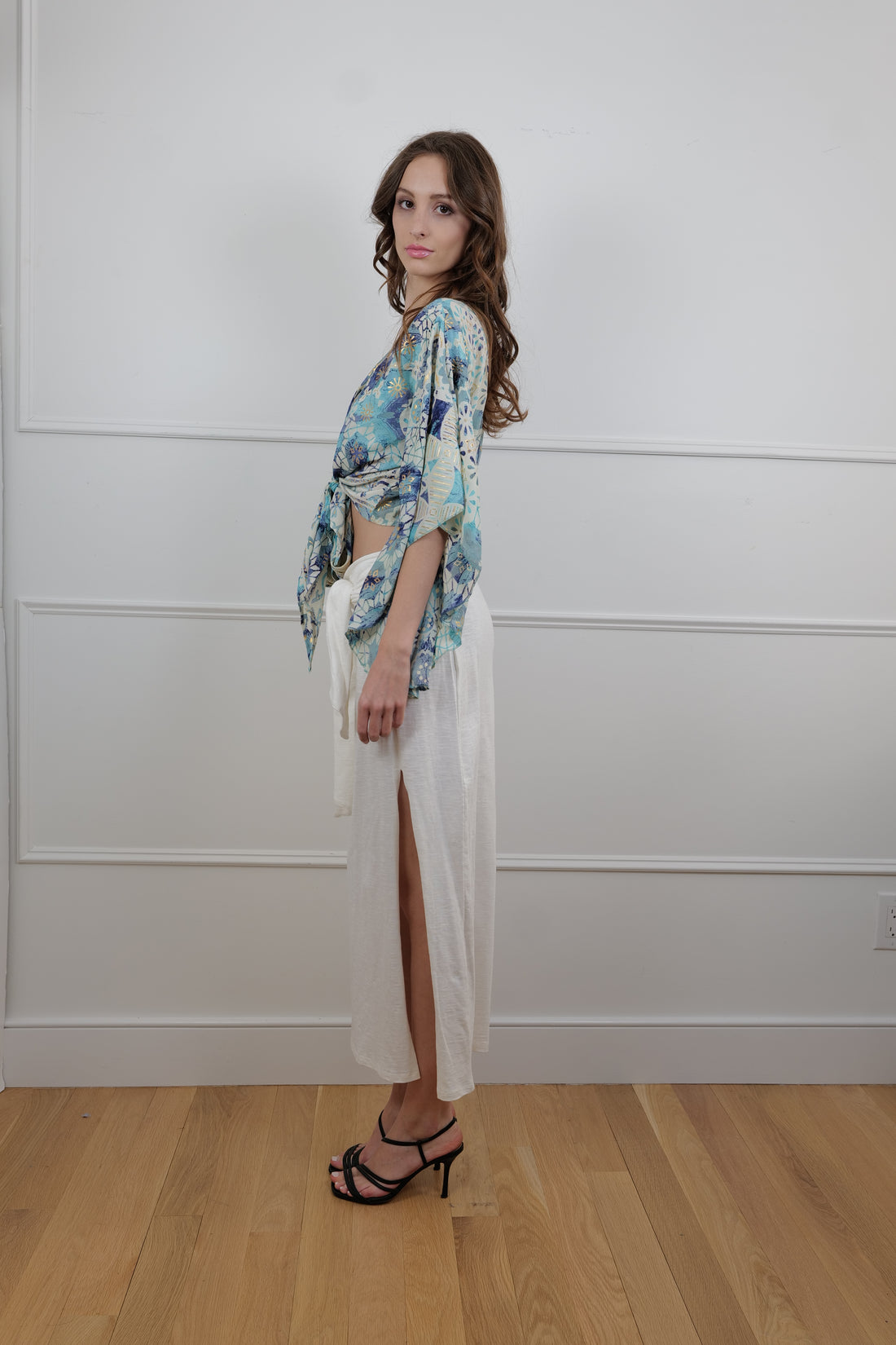 Summer Skirt in Ivory Linen One Size