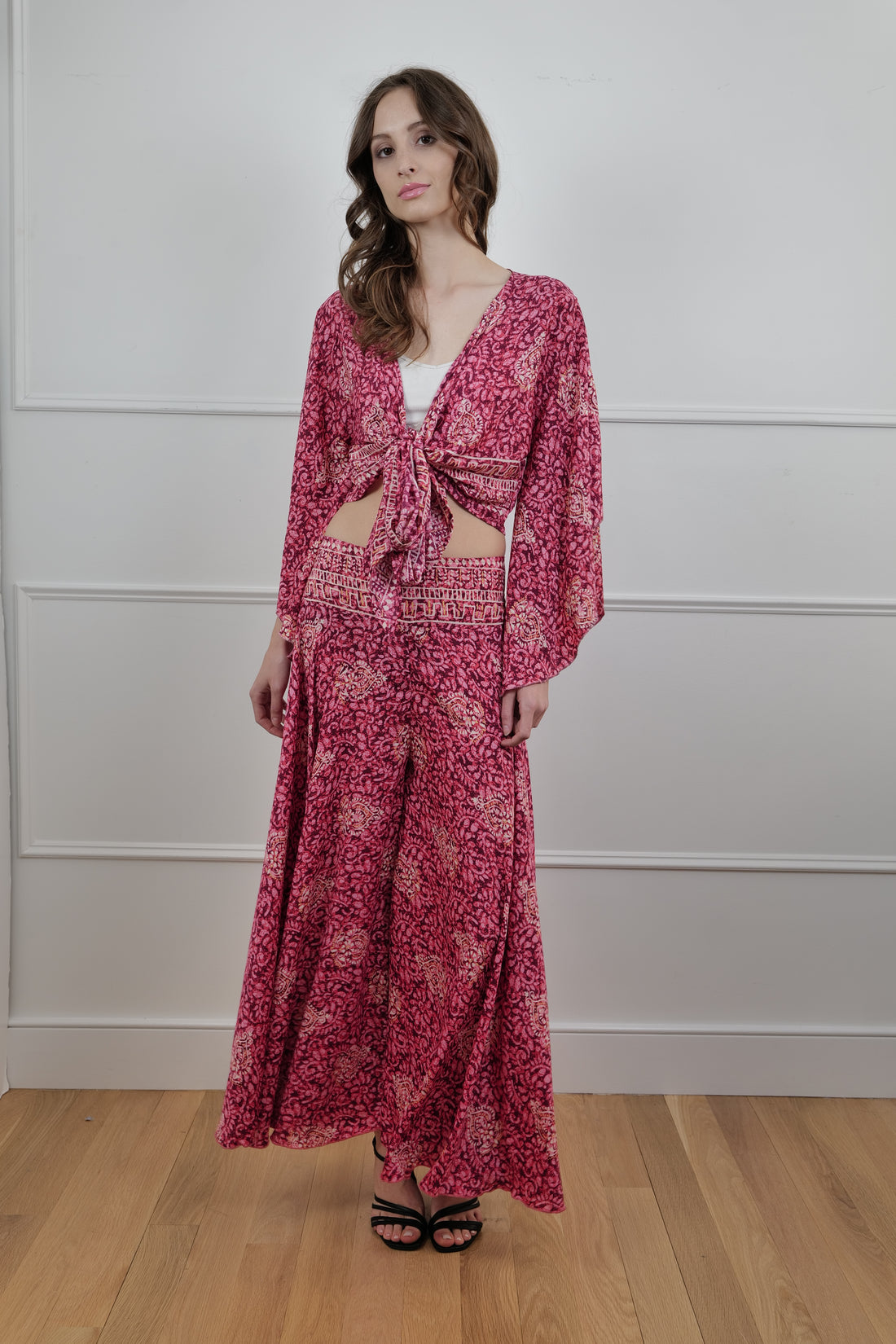 “Ibiza Bloom” Palazzo set