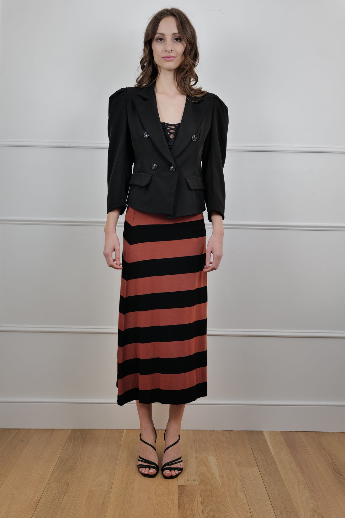 Spice Stripe Skirt