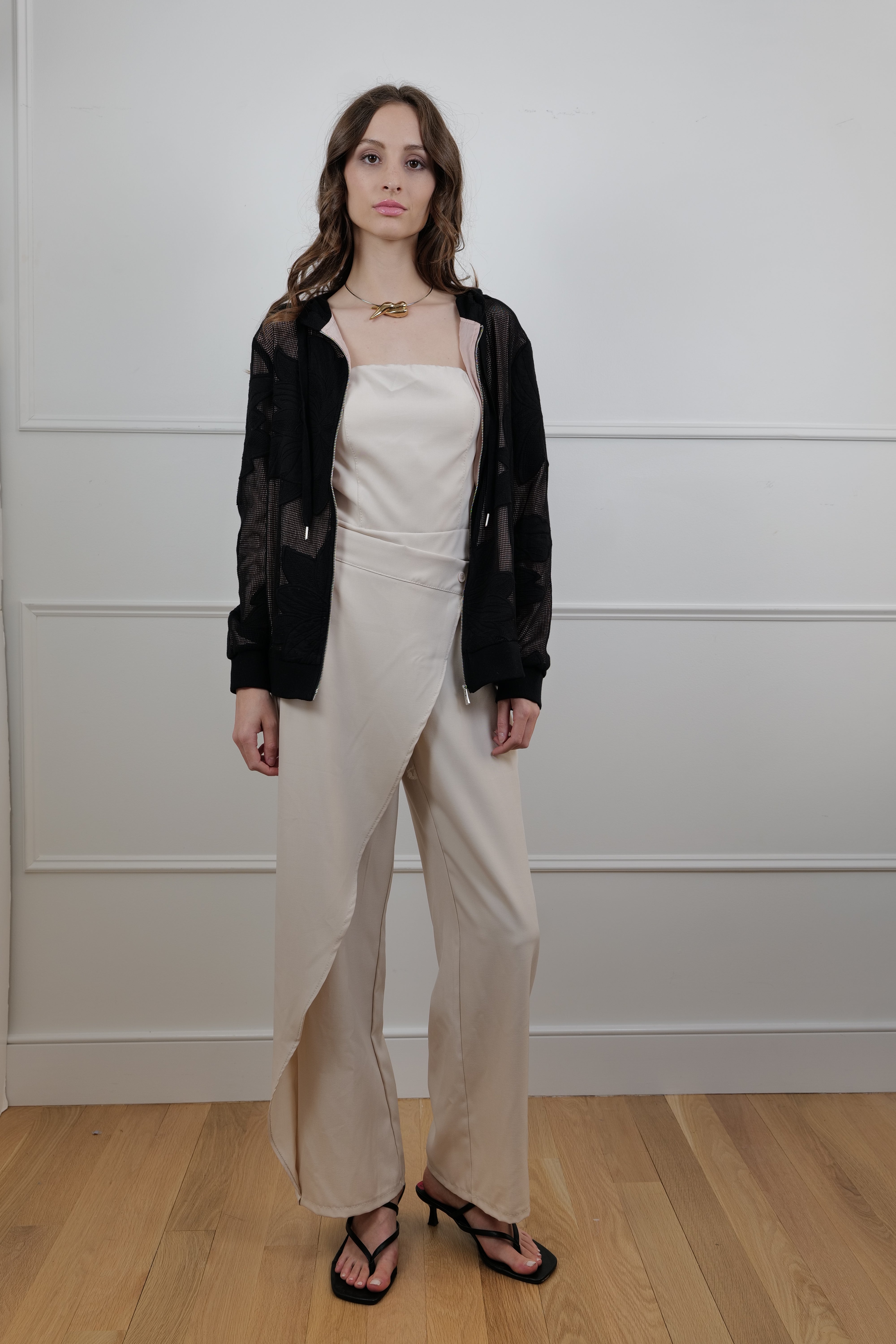 Elegant Asymmetric Bandeau Jumpsuit