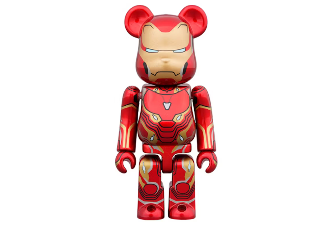 Bearbrick x Marvel Iron Man Mark 50 100% & 400% Set