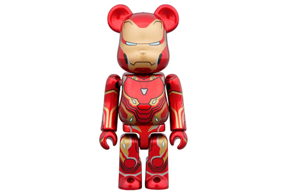 Bearbrick x Marvel Iron Man Mark 50 100% & 400% Set
