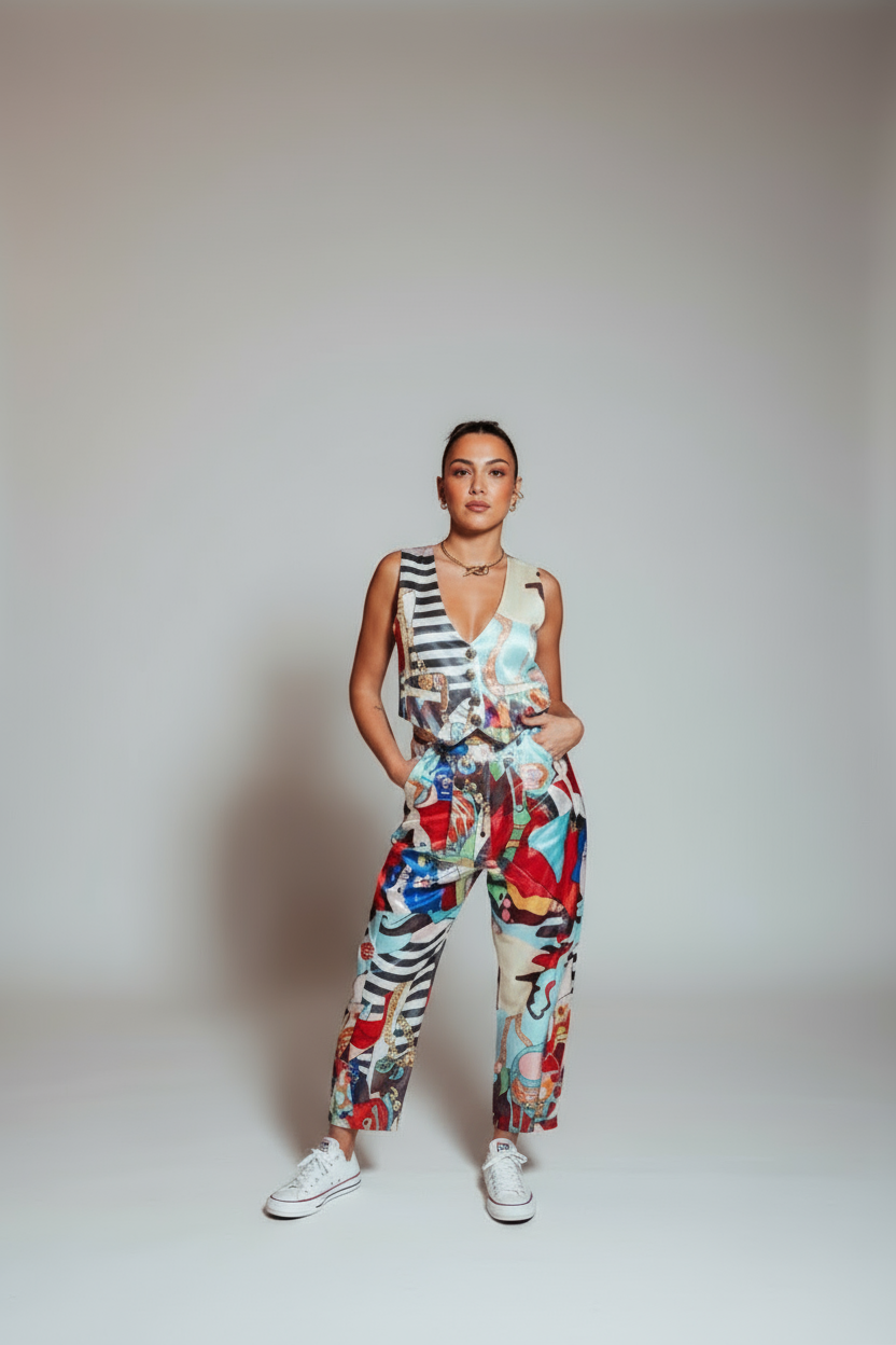 Vita d'Arte Ensemble Vest & Pants - Premium Collection