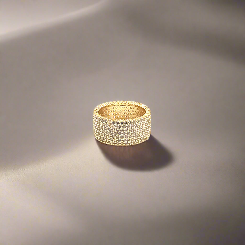 Champagne Pavé Ring