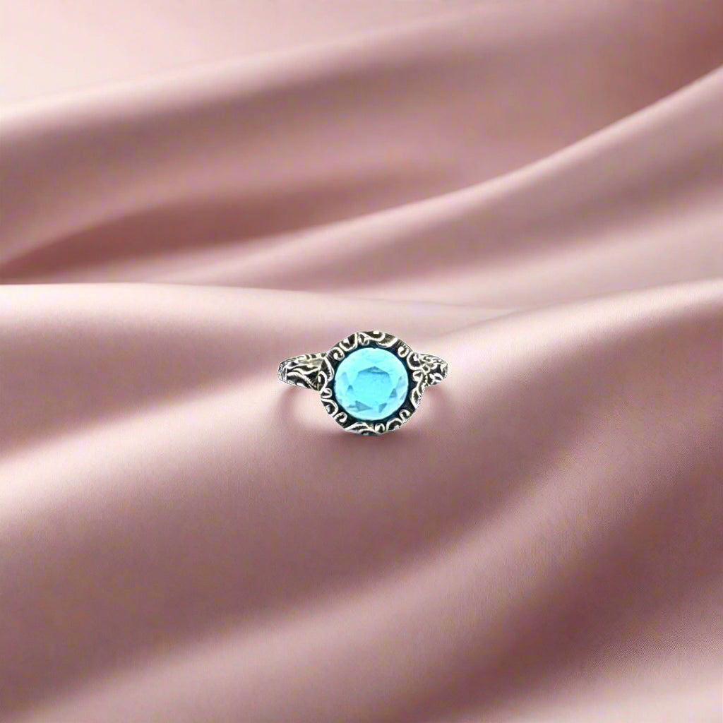 Blue Oasis Vintage Ring