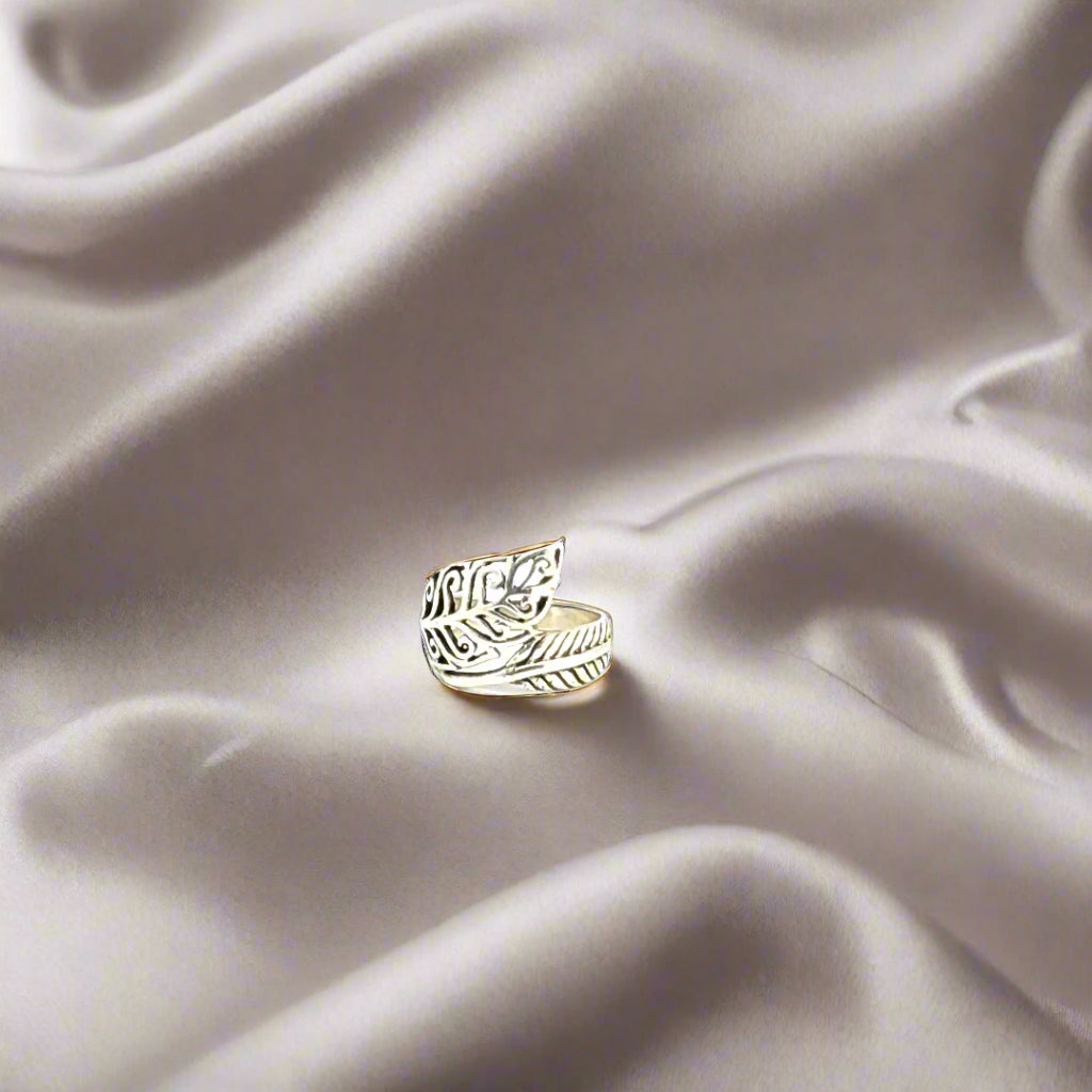 Feather Trail Wrap Ring