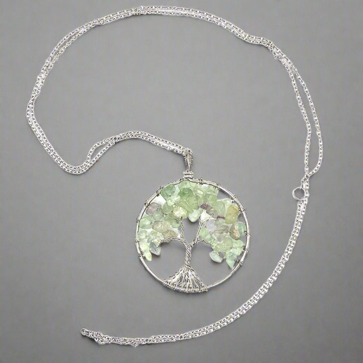 Tree of Life Gemstone Necklace