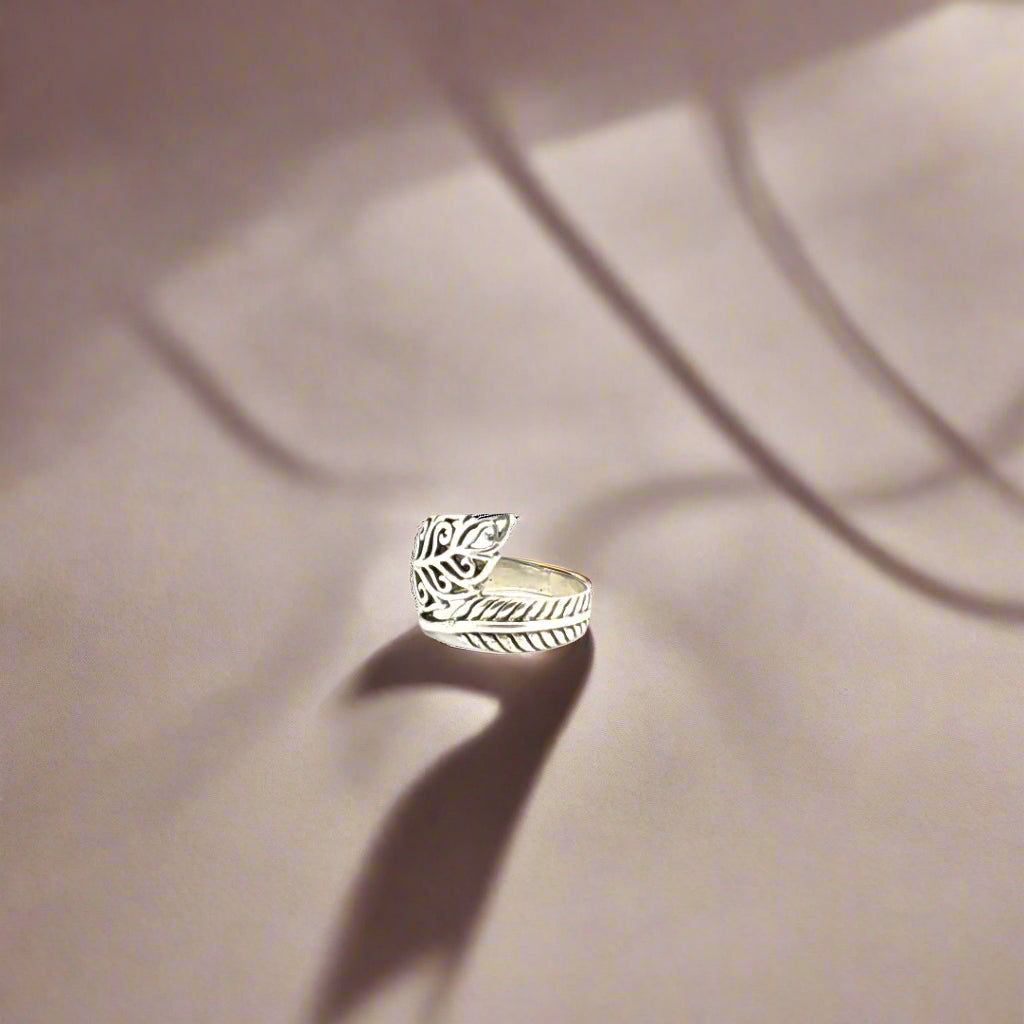 Feather Trail Wrap Ring