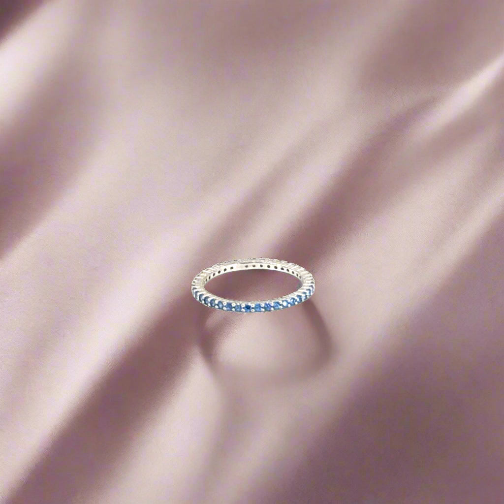 Sapphire Eternity Band