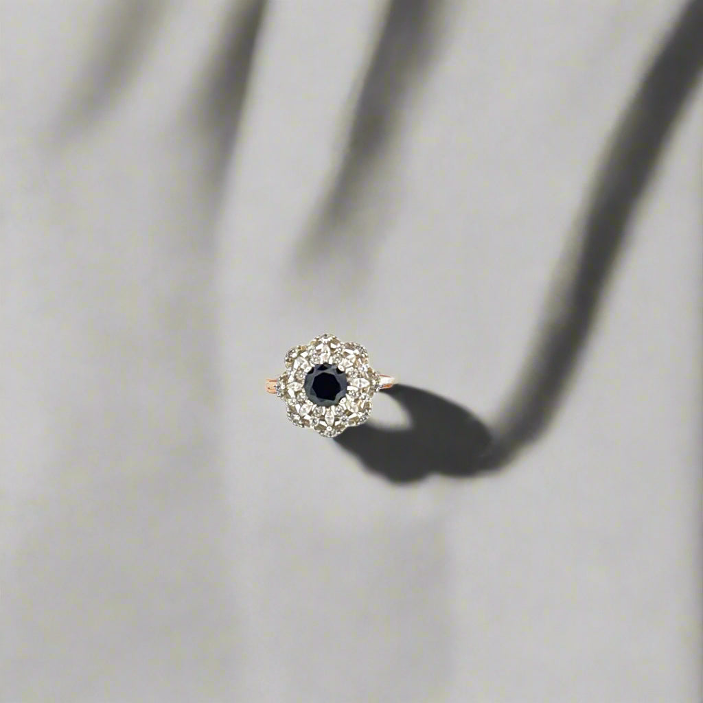 Midnight sapphire Ring