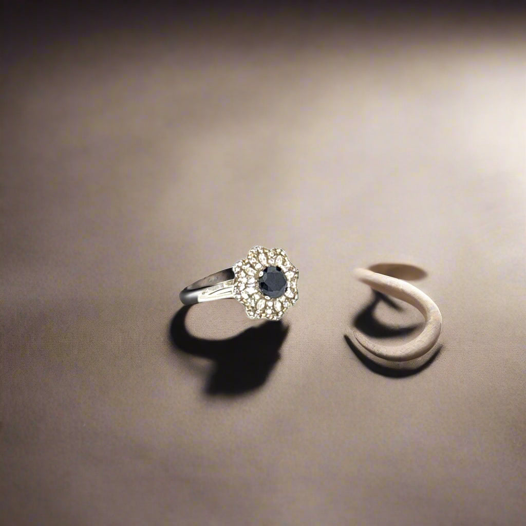 Midnight sapphire Ring