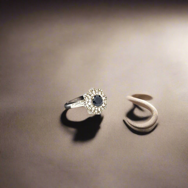 Midnight sapphire Ring