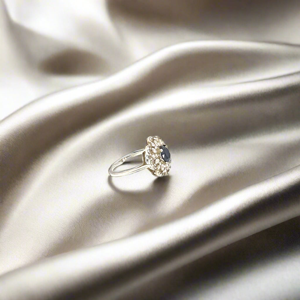 Midnight sapphire Ring
