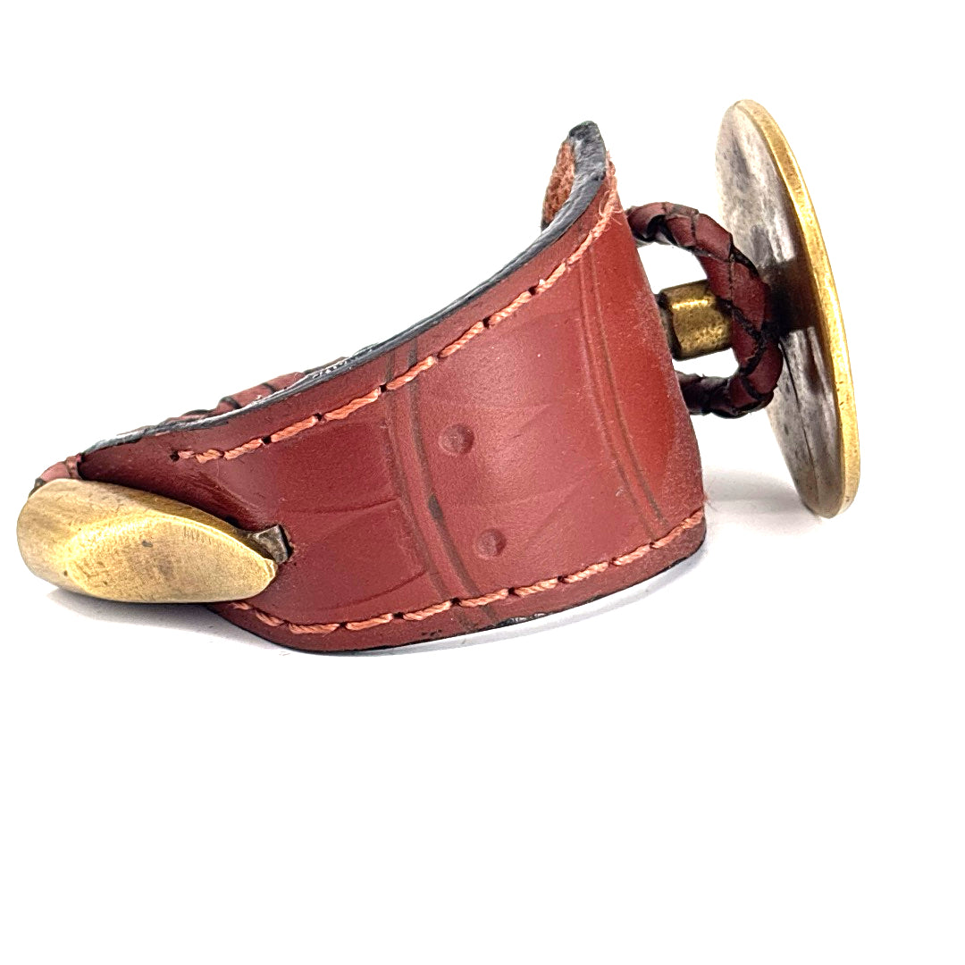 Sun Warrior Leather Bracelet