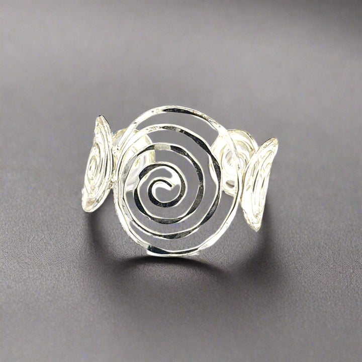 Vortex Silver Cuff